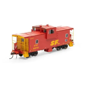 Athearn Genesis HO ICC Wide Vision Caboose Santa Fe "Kodachrome" w/ Lights & Sound