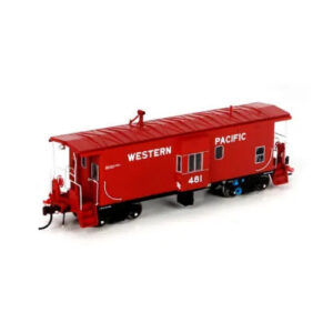 Athearn Genesis HO Bay Window 481 Class Caboose Western Pacific w/ Lights & Sound