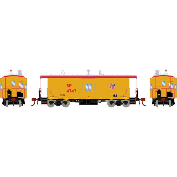 Athearn Genesis HO Bay Window C-50-9 Caboose Union Pacific w/ Lights & Sound