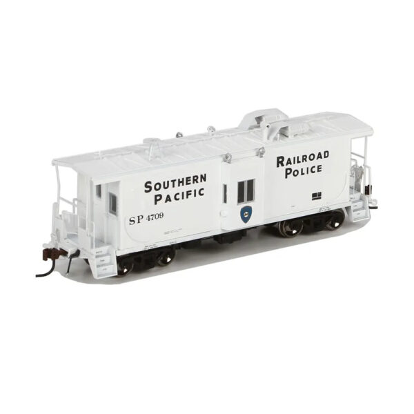 Athearn Genesis HO Bay Window C-50-9 Caboose Southern Pacific "Police, White" w/ Lights