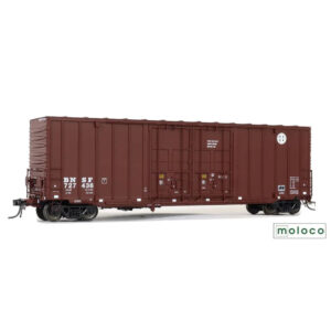 Moloco HO 50' ACF Hi-Cube Box Car Double Plug Door BNSF "9-98"