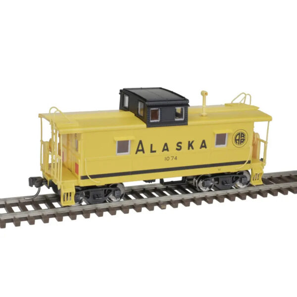 Atlas Trainman HO C&O Style Cupola Caboose Alaska "Yellow & Blue"