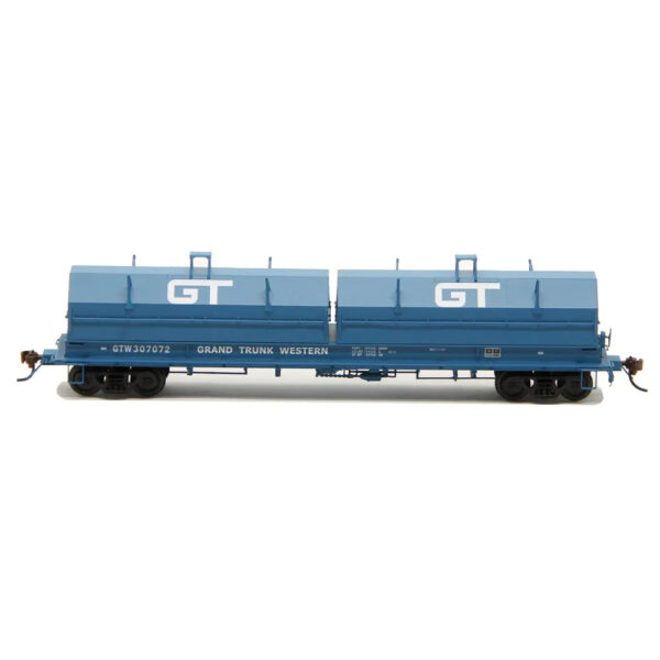 Red Caboose HO Evans 100 Ton Coil Car Grand Trunk "Angled Hoods"