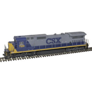 Atlas HO C40-8 CSX "YN2" w/ Ditch Lights, DCC & Sound