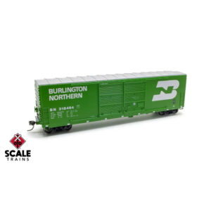 Scale Trains HO ExactRail 50' Gunderson 5200 Double Door Box Car Burlington Northern