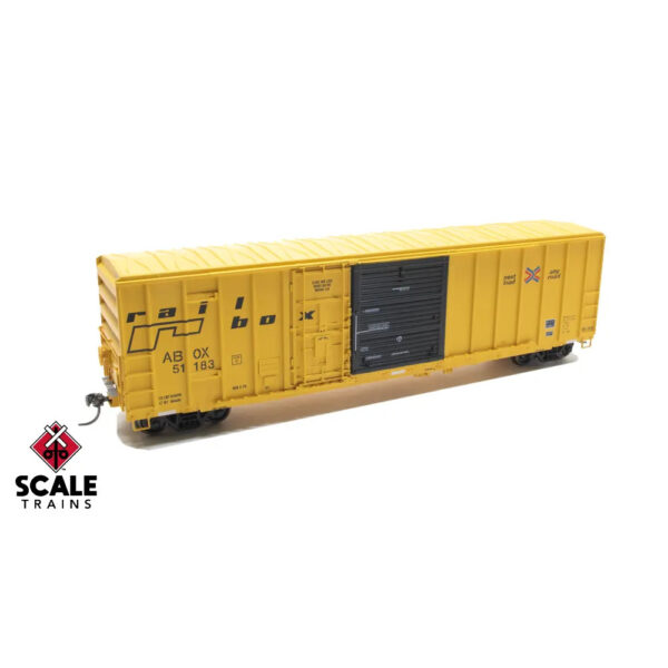 Scale Trains HO ExactRail 50' FMC 5277 Combo Door Box Car Railbox "Repaint, ABOX"