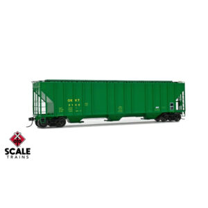 Scale Trains HO ExactRail Evans 4780 Covered Hopper Oklahoma, Kansas & Texas "Green"
