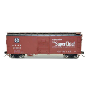 Bowser HO 40' Single Door Box Car Santa Fe "The Route of the Super Chief"