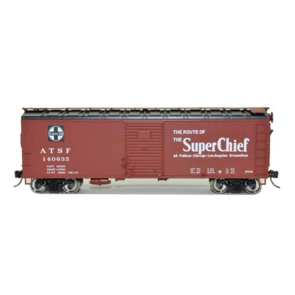 Bowser HO 40' Single Door Box Car Santa Fe "The Route of the Super Chief"
