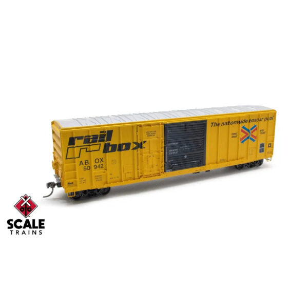 Scale Trains HO ExactRail 50' FMC 5277 Combo Door Box Car Railbox "XFF 30, ABOX"