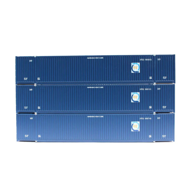 Jacksonville Terminal HO 53' 8-55-8 Corrugated Container Florida East Coast "Hurricane" 3 Pack