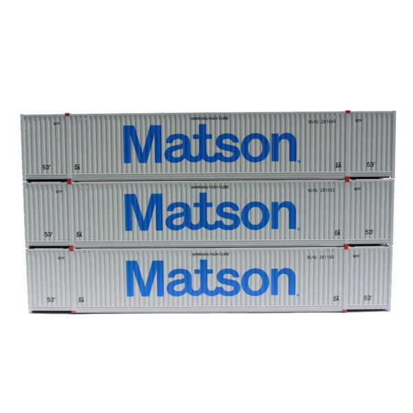 Jacksonville Terminal HO 53' 8-55-8 Corrugated Container Matson 3 Pack