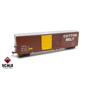 Scale Trains HO ExactRail 50' Gunderson 5200 Double Door Box Car Cotton Belt "Yellow Door"