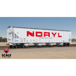 Scale Trains HO Rivet Counter PS 5820 Covered Hopper Noryl "PLWX"