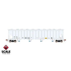 Scale Trains HO Rivet Counter PS 5820 Covered Hopper GE Rail Services "PTLX, Light Gray Patched"