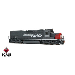 Scale Trains HO Rivet Counter SD40T-2 Southern Pacific "Speed Lettering, Tall Ditch Lights, 123" Nose"