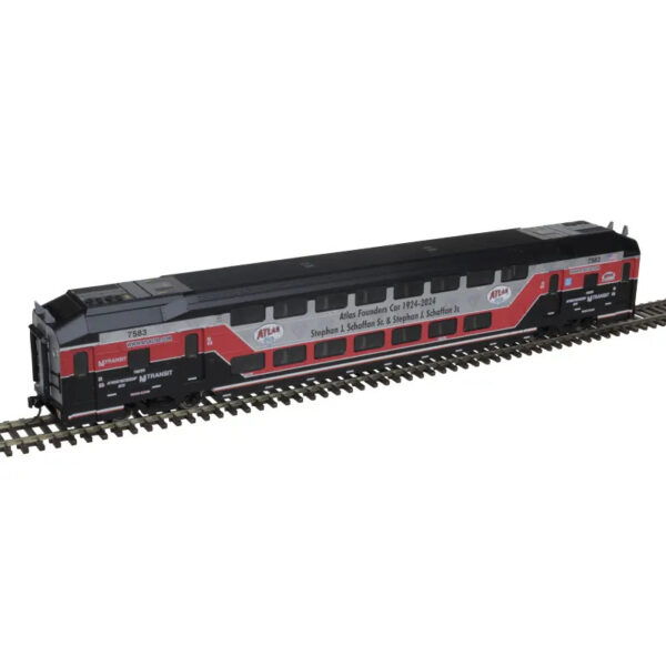 Atlas HO Modern Commuter Passenger Car Set NJ Transit "Atlas 100th" - Image 2