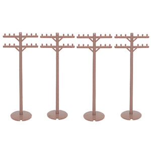 Bachmann HO Telephone Poles (12)