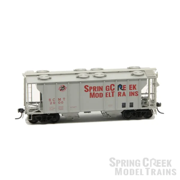 *Spring Creek Exclusive HO Kadee PS-2 2 Bay Covered Hopper Car Spring Creek Model Trains "25th Anniversay" #2000