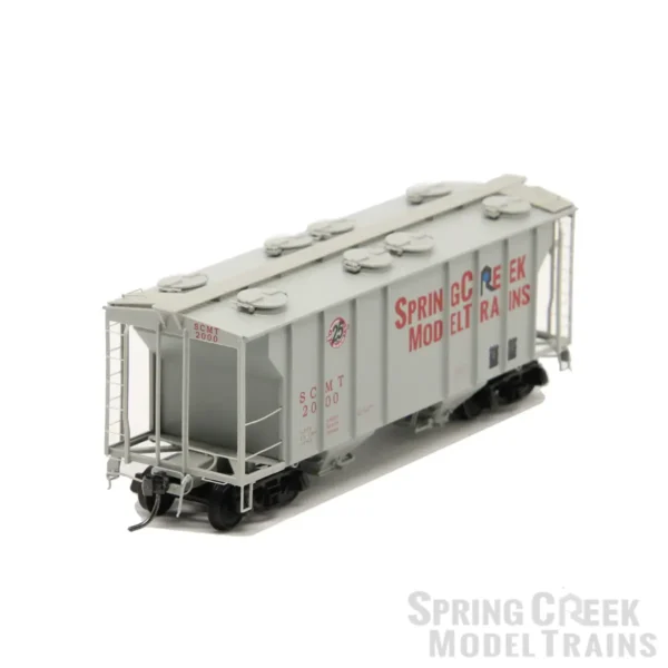 *Spring Creek Exclusive HO Kadee PS-2 2 Bay Covered Hopper Car Spring Creek Model Trains "25th Anniversay" #2000 - Image 3