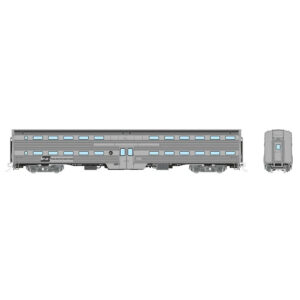 Rapido HO Budd Gallery Commuter Car Coach Burlington Northern - Unnumbered