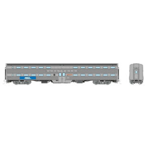 Rapido HO Budd Gallery Commuter Car Coach Metra "Burlington Nameboard" - Unnumbered