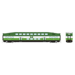 Rapido HO BiLevel Commuter Car GO Transit Metrolinx "Series IV Coach" - Unnumbered