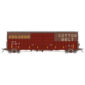 Rapido HO 50' PC&F B-70-75 Box Car Cotton Belt "Patched" #67300