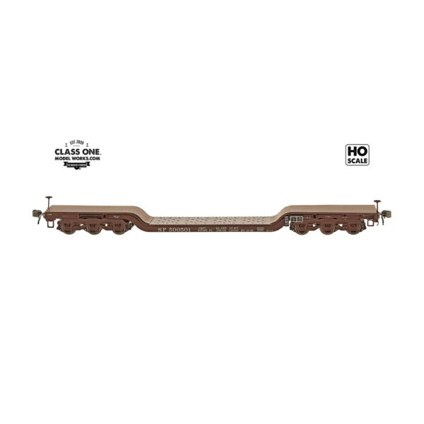 Class One Model Works HO GSC Heavy Duty Flat Car Southern Pacific "Square Style Jacking Pads, Grate Deck"