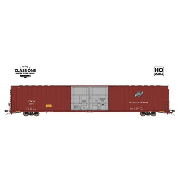 Class One Model Works HO 86' Thrall High Cube Box Car Chicago Northwestern "As Delivered"
