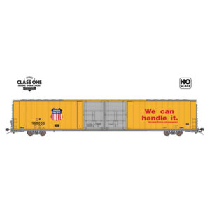 Class One Model Works HO 86' Thrall High Cube Box Car Union Pacific "We Can Handle It"