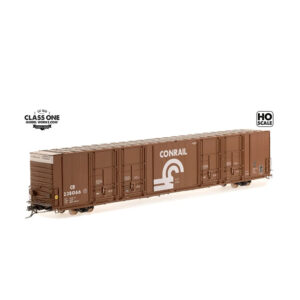 Class One Model Works HO 86' Thrall High Cube Quad Door Box Car Conrail "Large Logo"