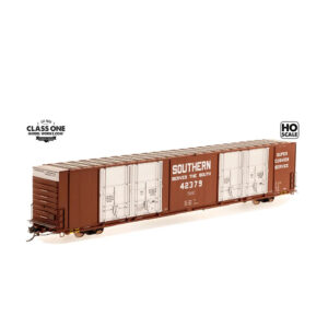 Class One Model Works HO 86' Thrall High Cube Quad Door Box Car Southern "Serves the South"