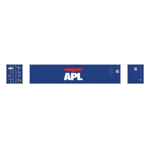Aurora Miniatures HO 45' High Cube Container APL "Large Logo" 3 Pack
