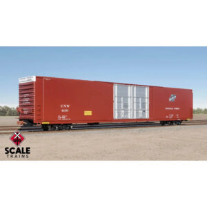 Scale Trains HO Operator 86' Thrall Box Car Chicago Northwestern "As Delivered"