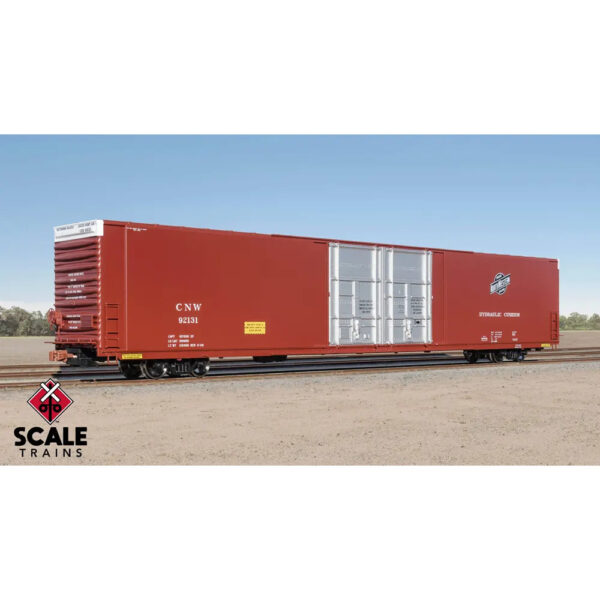 Scale Trains HO Operator 86' Thrall Box Car Chicago Northwestern "As Delivered"