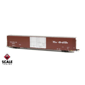 Scale Trains HO Rivet Counter 86' Thrall Box Car Denver & Rio Grande "with Roofwalk"