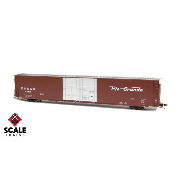 Scale Trains HO Rivet Counter 86' Thrall Box Car Denver & Rio Grande "with Roofwalk"
