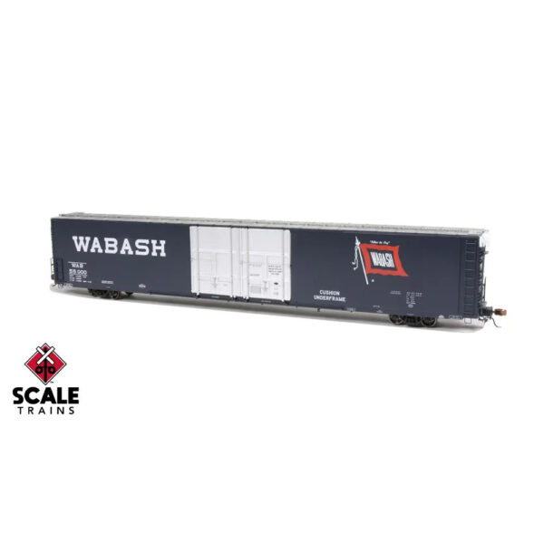 Scale Trains HO Rivet Counter 86' Thrall Box Car Wabash "with Roofwalk"