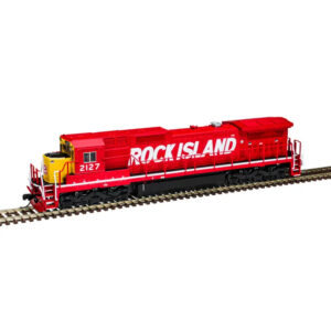 Atlas N C40-8 Rock Island Rail w/ Front & Rear Ditch Lights & Speaker #2127