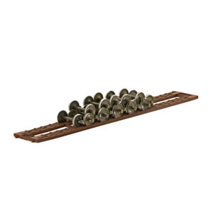 Class One Model Works HO Wheel Rack for 50' Car w/ 16 Assorted Wheelsets "Mineral Brown"