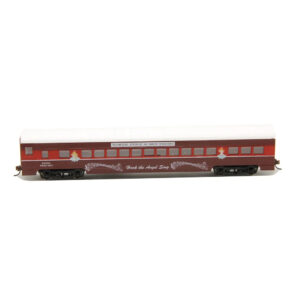 Con-Cor HO Coach Car North Pole & Southern "2021 Christmas Car, Hark the Angel Sing"