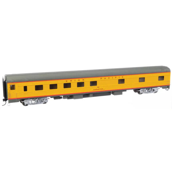 Walthers Proto HO 85' Budd 10-6 Sleeper Union Pacific "Heritage Fleet Early Version, Cabarton" w/ Lights & Number Decals