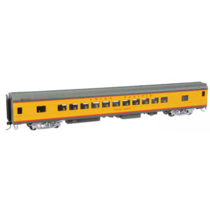 Walthers Proto HO 85' ACF 44-Seat Coach Union Pacific "Heritage Fleet Early Version, Texas Eagle" w/ Lights & Number Decals"