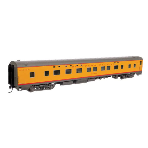 Walthers Proto HO 85' PS 4-4-2 Imperial Series Sleeper Plan #4069H Southern Pacific "Pullman, Yellow, Gray Trucks" #9101