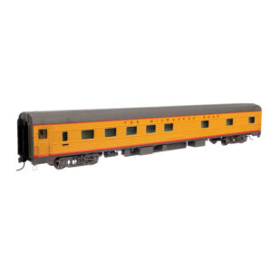 Walthers Proto HO 85' Budd Pacific Series 10-6 Sleeper Milwaukee Road "Yellow" w/ Decals