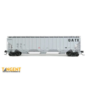 Tangent N Trinity 4750 Covered Hopper GATX "GACX, Gray"