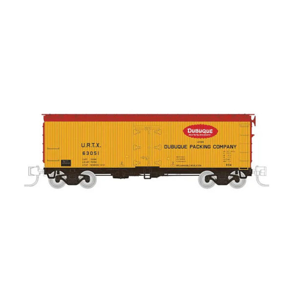 Rapido N General American 37' Meat Reefer Dubuque Packing