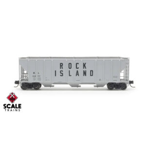 Scale Trains N ExactRail 4427 Covered Hopper Rock Island