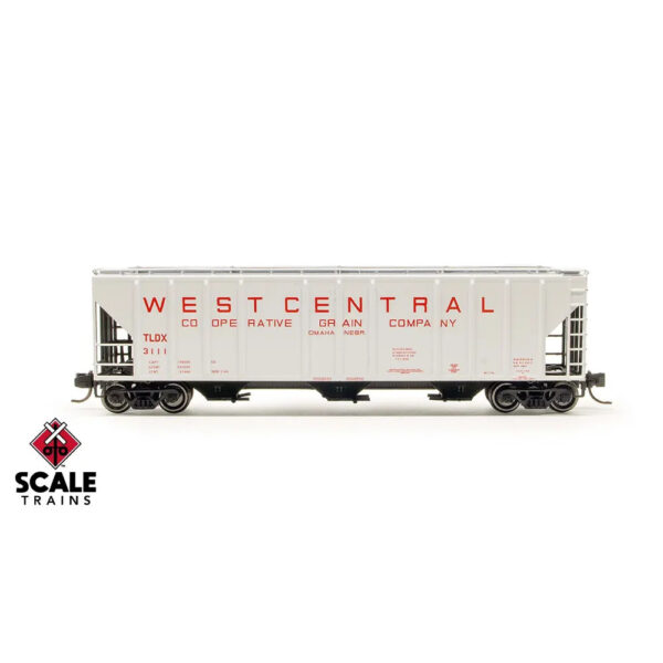 Scale Trains N ExactRail 4427 Covered Hopper West Central "TLDX"
